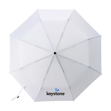 Logotrade promotional gift image of: Michigan foldable RCS RPET umbrella 21 inch