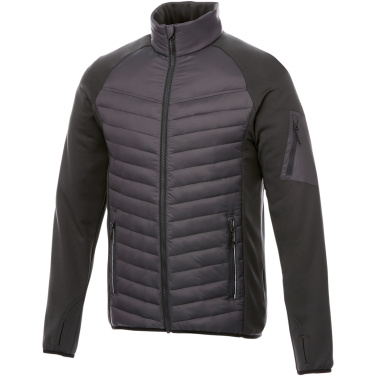 Logo trade promotional merchandise picture of: Banff men's hybrid insulated jacket