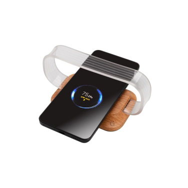 Logotrade promotional gift picture of: Phone stand with wireless charger JEROME Pierre Cardin
