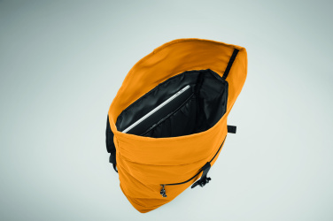 Logo trade advertising products picture of: 600Dpolyester rolltop backpack