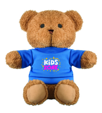 Logo trade promotional product photo of: Teddy bear with t-shirt 23 cm