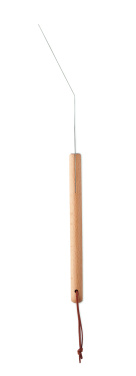 Logo trade business gifts image of: BBQ spatula in beechwood