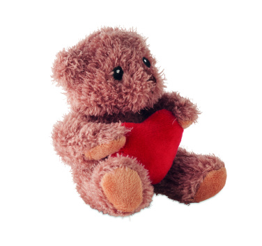 Logotrade promotional item image of: Teddy bear plush with heart