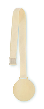 Logo trade promotional items picture of: Wooden medal