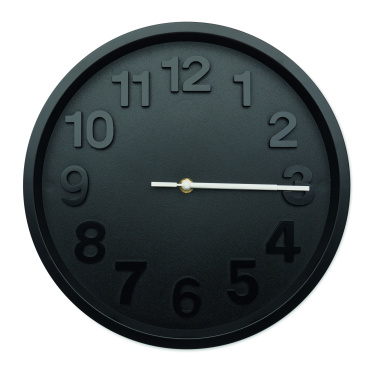 Logo trade promotional gifts picture of: Wall clock in PP