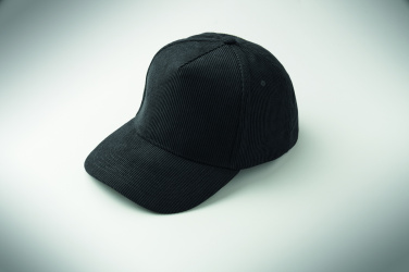 Logo trade corporate gifts image of: Corduroy 5 panel baseball cap