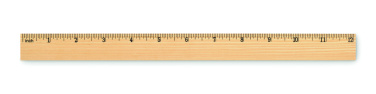 Logotrade promotional giveaway image of: Wooden ruler 30cm