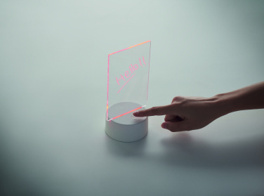 Logotrade promotional item image of: Light-up LED memo board