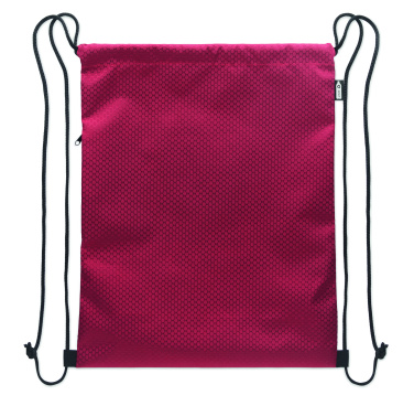 Logotrade advertising products photo of: Drawstring bag in 420D RPET