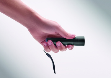 Logo trade business gifts image of: Aluminium rechargeable torch