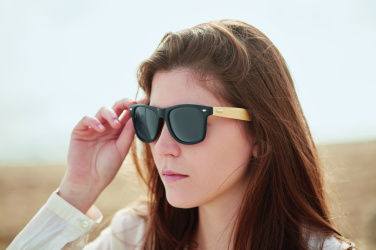 Logo trade corporate gifts picture of: Sunglasses with bamboo arms RAKVERE