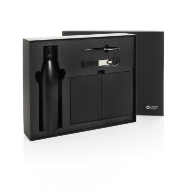 Logo trade promotional products picture of: Swiss Peak RCS deluxe business gift set w/ water bottle
