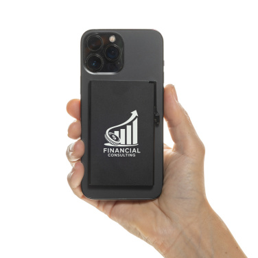 Logo trade promotional items picture of: Standard aluminium RFID magnetic phone cardholder