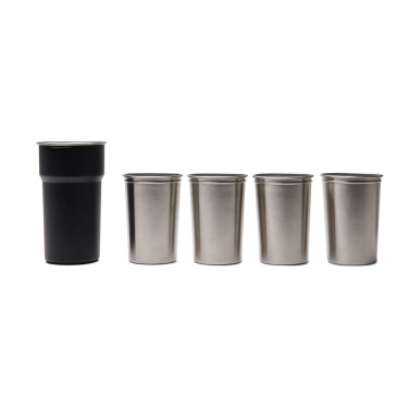 Logotrade corporate gift image of: VINGA Parks RCS SS cup, 4 pcs, 250 ML