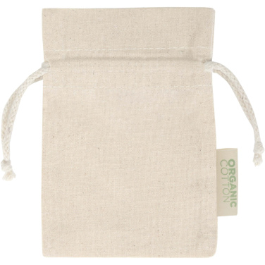 Logotrade promotional gift image of: Odisha 140 g/m² OCS organic gift bag - 15 x 10 cm