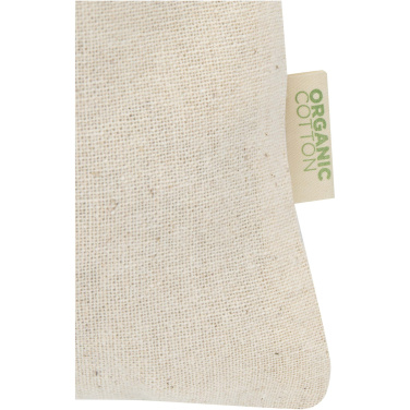 Logo trade promotional gifts picture of: Odisha 140 g/m² OCS organic gift bag - 15 x 10 cm