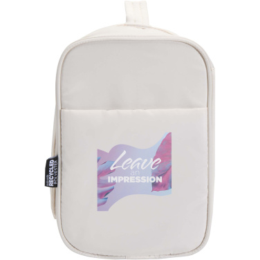 Logotrade promotional giveaways photo of: Puffer GRS recycled hangable toiletry bag 8L