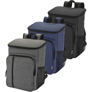 Logotrade promotional merchandise photo of: Tundra GRS recycled picnic cooler backpack with cutlery set 20L