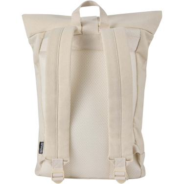 Logotrade promotional products photo of: Recanvas 14” GRS recycled rolltop backpack 16L