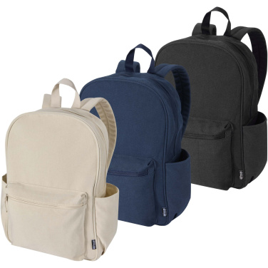 Logotrade advertising products photo of: Recanvas 15.6” GRS recycled city backpack 16L