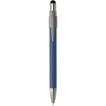 Rill RCS recycled ballpoint pen with stylus and fidget spinner (black ink), Ocean blue