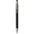 Rill RCS recycled ballpoint pen with stylus and fidget spinner (black ink), Black