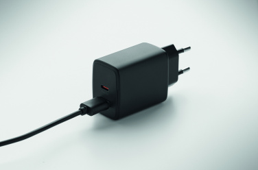 Logotrade business gifts photo of: EU 2-pole wall adapter/charger