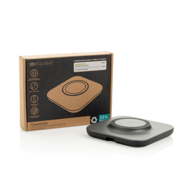 Logotrade corporate gift image of: Quantum ultra-fast 25W magnetic wireless charging pad