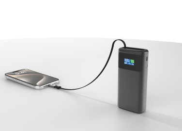 Logotrade promotional gift picture of: Quantum RCS ultra-fast PD45W 10.000mAh powerbank with screen