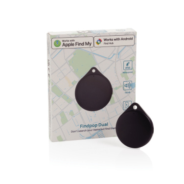 Logotrade corporate gift picture of: Findpop Dual RCS recycled plastic item finder IPX5