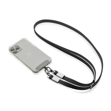 Logotrade promotional merchandise photo of: Nivo RCS recycled PET Crossbody lanyard