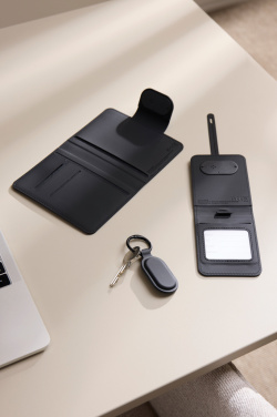 Logotrade advertising product picture of: VINGA Baltimore RCS Luggage Tag With Finder Dual