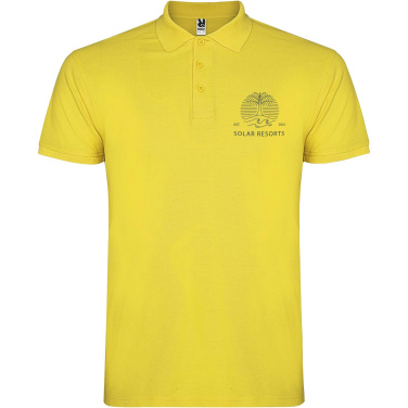 Logo trade promotional giveaway photo of: Star short sleeve men's polo