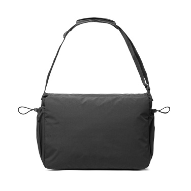 Logo trade advertising products picture of: KENTO URBAN RCS recycled nylon 15.6 inch Messenger