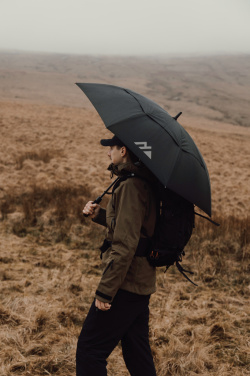 Logotrade promotional item image of: Nordic Drift Trail 27" AWARE™ RPET storm UPF 50+ proof Umbre