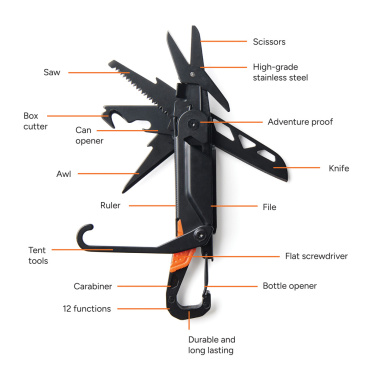 Logo trade promotional merchandise photo of: Nordic Drift Adventure Multitool
