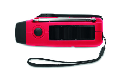 Logotrade corporate gift picture of: Portable radio SOS with LED torch