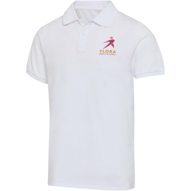 Logo trade corporate gift photo of: Beryl 220 g/m² short sleeve unisex OCS organic recycled polo