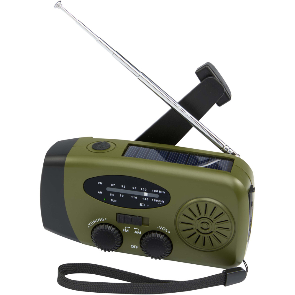 Logotrade advertising products photo of: Avior RCS recycled plastic emergency radio