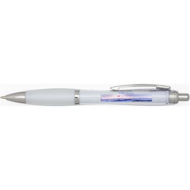 Logo trade business gift photo of: Nash RCS plastic ballpoint pen (black ink)