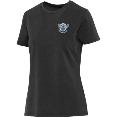 Logo trade advertising products image of: Nanaimo 160 g/m2 short sleeve washed women's t-shirt
