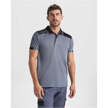 Logotrade promotional merchandise picture of: Samurai 160 g/m2 unisex antibacterial short sleeve polo 