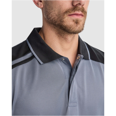 Logo trade business gifts image of: Samurai 160 g/m2 unisex antibacterial short sleeve polo 