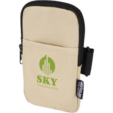 Logo trade corporate gift photo of: Byron GRS recycled bottle pouch