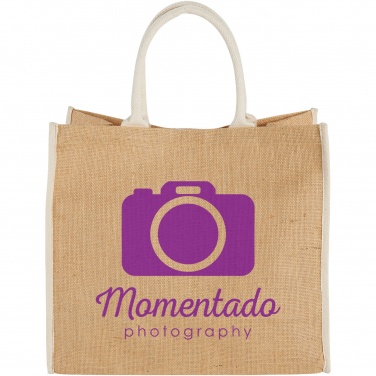 Logo trade ärikingid foto: Harry värvilise servaga džuudist kandekott 25L