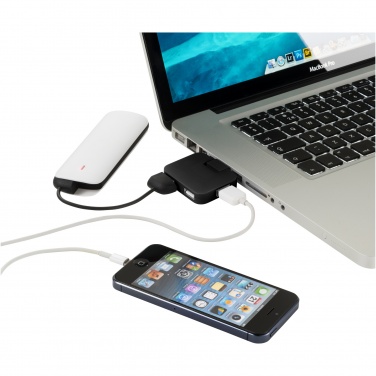 Logo trade reklaamtoote pilt: Gaia 4-pordiline USB-jaotur