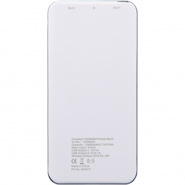 Logotrade firmakingitused pilt: Pidev 10 000 mAh juhtmevaba toitepank LED-iga