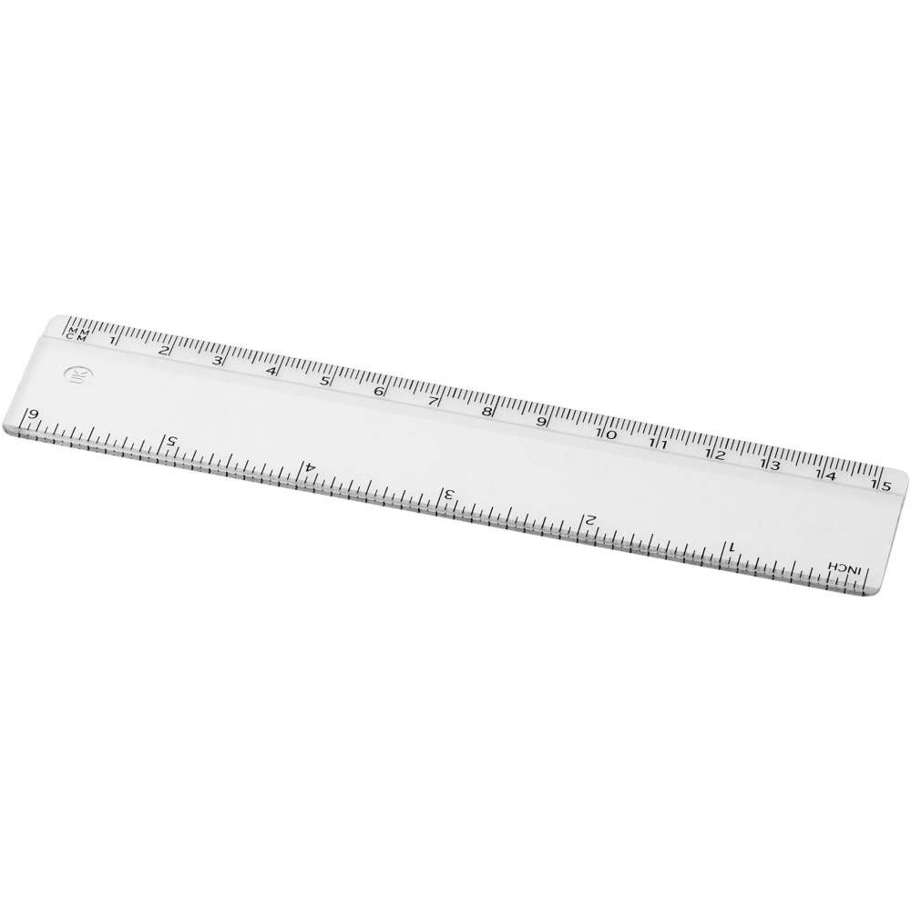 Logo trade reklaamtoote pilt: Renzo 15 cm plastikust joonlaud