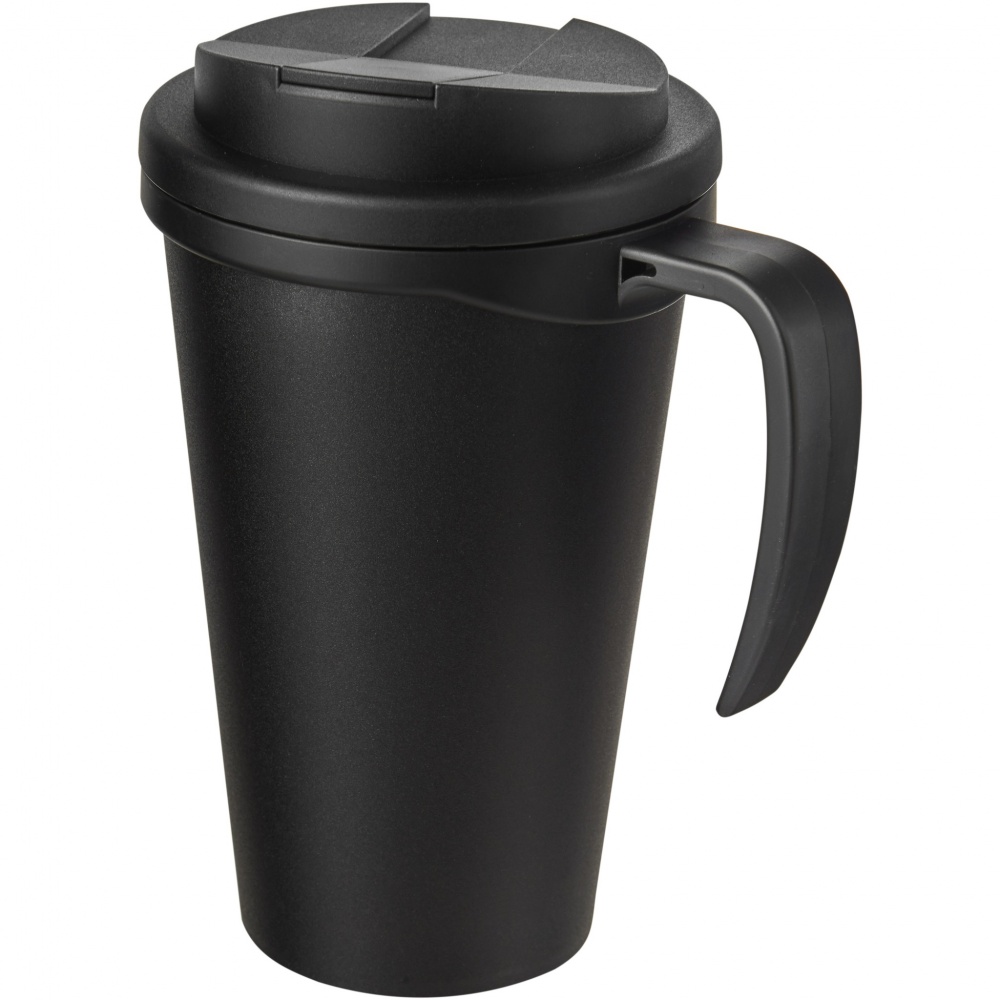 Logo trade reklaamtoote pilt: Americano® Grande 350 ml kruus lekkekindla kaane ja sangaga