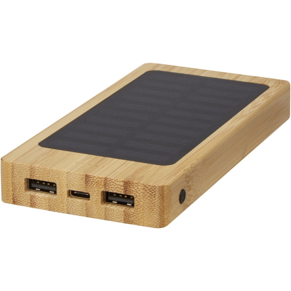 Logotrade ärikingi foto: Akupank Alata 8000 mAh bambusest päikesepank
